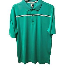 Men's FootJoy Athletic Fit Short Sleeve Golf Polo Size Large